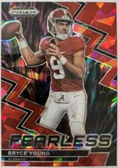 Bryce Young [Red Ice] #F-16 Football Cards 2023 Panini Prizm Draft Picks Fearless Prices