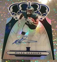 Miles Sanders [Autograph Blue] Football Cards 2019 Panini Chronicles Crown Royale Prices