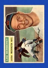 Lou Berberet #329 Baseball Cards 1956 Topps Prices