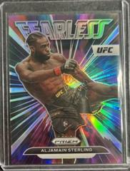 Aljamain Sterling [Silver] #9 Ufc Cards 2023 Panini Prizm UFC Fearless Prices