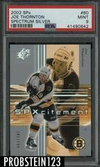 Joe Thornton [Spectrum Silver] #80 Hockey Cards 2002 SPx Prices
