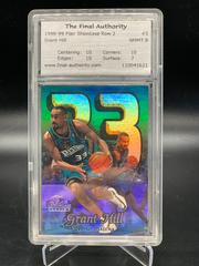 Grant Hill [Row 3] Basketball Cards 1998 Flair Showcase Prices