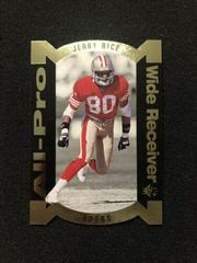 Jerry Rice [Gold] #AP-6 Football Cards 1995 SP All Pro Prices