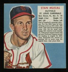 Stan Musial [Hand Cut Without Tab] Baseball Cards 1952 Red Man Tobacco Prices