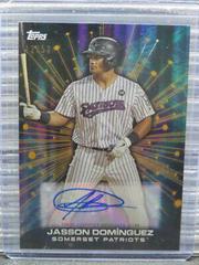 Jasson Dominguez [Gold] Baseball Cards 2023 Topps Pro Debut Future Cornerstones Autographs Prices