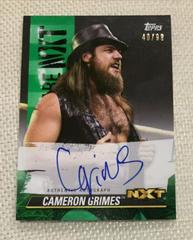 Cameron Grimes [Green] #A-CG Wrestling Cards 2021 Topps WWE We Are NXT Autographs Prices