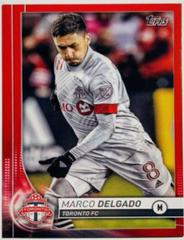 Marco Delgado [Red] #114 Soccer Cards 2020 Topps MLS Prices