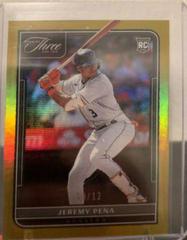 Jeremy Pena [Holo Gold] #123 Baseball Cards 2022 Panini Three and Two Prices