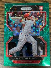 Matt Vierling [Green Donut Circles Prizm] #1 Baseball Cards 2022 Panini Prizm Prices