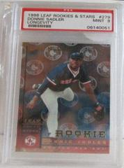 Donnie Sadler [Longevity] Baseball Cards 1998 Leaf Rookies & Stars Prices