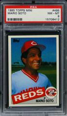 Mario Soto #495 Baseball Cards 1985 Topps Mini Prices
