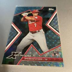 Spencer Steer [Cyber Cyan] #6 Baseball Cards 2023 Topps Xpectations Prices