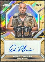 Daniel Cormier [Refractor] #MOC-DCO Ufc Cards 2024 Topps Chrome UFC Marks of Champions Autograph Prices