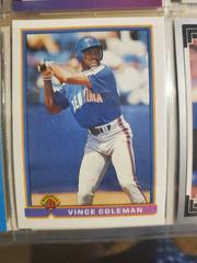 Vince Coleman #471 Baseball Cards 1991 Bowman Prices