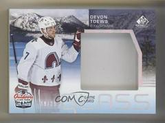 Devon Toews [Sunset] #LT-DT Hockey Cards 2021 SP Game Used NHL Lake Tahoe Games Rink Glass Relics Prices