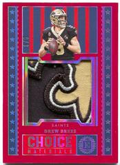 Drew Brees [Ruby] #CHM-6 Football Cards 2022 Panini Encased Choice Materials Prices