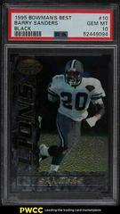 Barry Sanders [Black] Football Cards 1995 Bowman's Best Prices