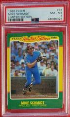 Mike Schmidt Baseball Cards 1986 Fleer Limited Edition Prices