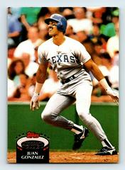 Juan Gonzalez Baseball Cards 1992 Stadium Club Prices