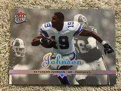 Keyshawn Johnson [Platinum Medallion] #53 Football Cards 2006 Ultra Prices