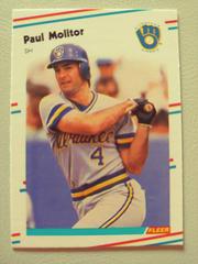 Paul Molitor Baseball Cards 1988 Fleer Mini Prices