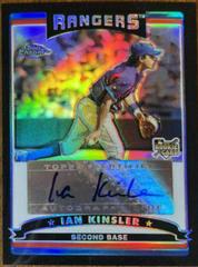 Ian Kinsler [Autograph Black Refractor] #340 Baseball Cards 2006 Topps Chrome Prices