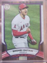 Shohei Ohtani [Purple] #82 Baseball Cards 2022 Topps Tribute Prices