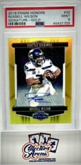 Russell Wilson [Signature Gold] #30 Football Cards 2018 Panini Honors Prices
