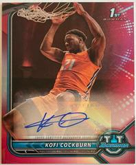 Kofi Cockburn [Red Refractor] #BCPA-KCO Basketball Cards 2021 Bowman University Chrome Autographs Prices