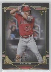 Mike Trout [Onyx] #35 Baseball Cards 2022 Topps Triple Threads Prices