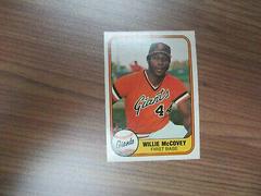 Willie McCovey Baseball Cards 1981 Fleer Prices