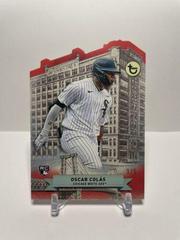 Oscar Colas [60 Broadway Red Die Cut] #25 Baseball Cards 2023 Topps Brooklyn Collection Prices