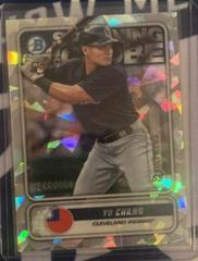 Yu Chang [Atomic Refractor] #STG-YC Baseball Cards 2020 Bowman Chrome Spanning the Globe Prices