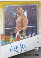 Carmelo Hayes [Gold] Wrestling Cards 2022 Panini NXT WWE Signatures Prices