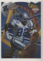 Emmitt Smith [Quantum Die Cut] #4 Football Cards 1995 Collector's Edge Edgetech Prices