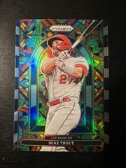 Mike Trout [Navy Blue Carolina Prizm] #SG-5 Baseball Cards 2022 Panini Prizm Stained Glass Prices