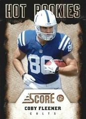 Coby Fleener #13 Football Cards 2012 Panini Score Hot Rookies Prices