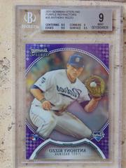 Anthony Rizzo [Rookie Purple Refractor] #20 Baseball Cards 2011 Bowman Sterling Prices