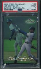 Ken Griffey Jr. [Class 2 Black Label] #100 Baseball Cards 1998 Topps Gold Label Prices