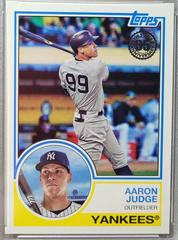 Aaron Judge Baseball Cards 2018 Topps 1983 Baseball Prices