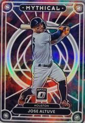 Jose Altuve [Holo] Baseball Cards 2022 Panini Donruss Optic Mythical Prices