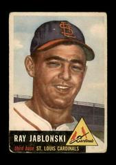 Ray Jablonski Baseball Cards 1953 Topps Prices