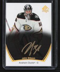 John Gibson #UDA-JG Hockey Cards 2021 SP Authentic UD Autographs Prices