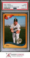 Jose Canseco [Home Team Advantage] #435 Baseball Cards 2002 Topps Prices