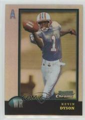 Kevin Dyson [Refractor] #BCP3 Football Cards 1998 Bowman Chrome Preview Prices