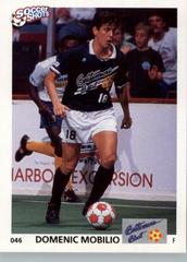 Domenic Mobilio Soccer Cards 1991 Soccer Shots MSL Prices
