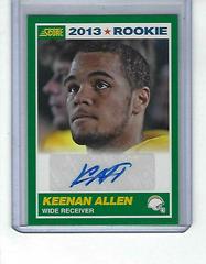 Keenan Allen [Autograph] #384 Football Cards 2013 Panini Score Prices