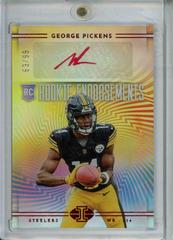 George Pickens Football Cards 2022 Panini Illusions Rookie Endorsements Autographs Prices