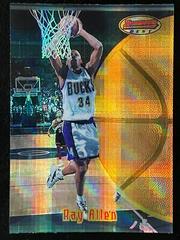 Ray Allen [Atomic Refractor] #40 Basketball Cards 1998 Bowman's Best Prices