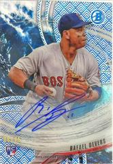 Rafael Devers [Autograph Ocean Blue] #TY-RD Baseball Cards 2018 Bowman High Tek Tides of Youth Prices